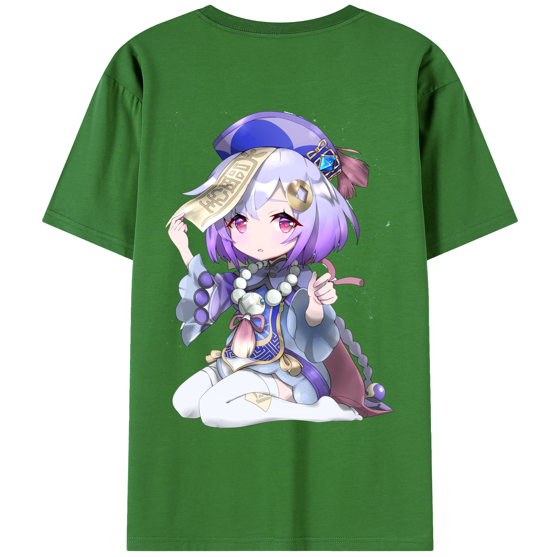 げんし神 七七 なな  genshin Nana レディース半袖Tシャツ(バックプリント)
